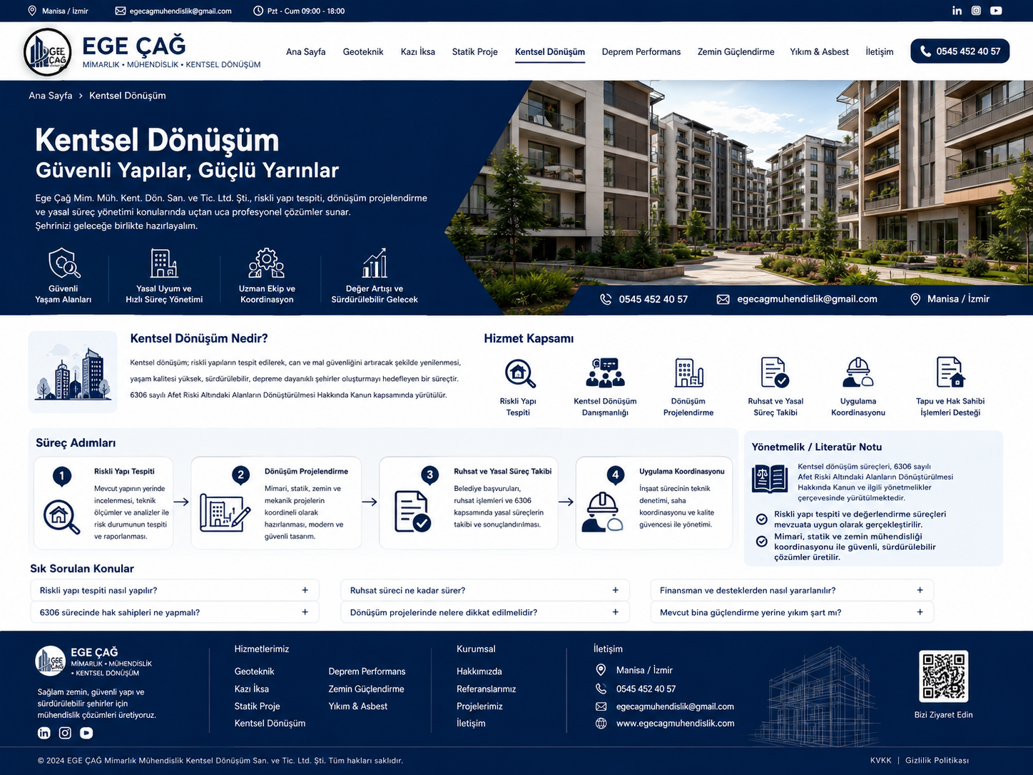 Kentsel Dönüşüm profesyonel web görseli